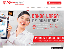 Tablet Screenshot of megaacesso.com.br
